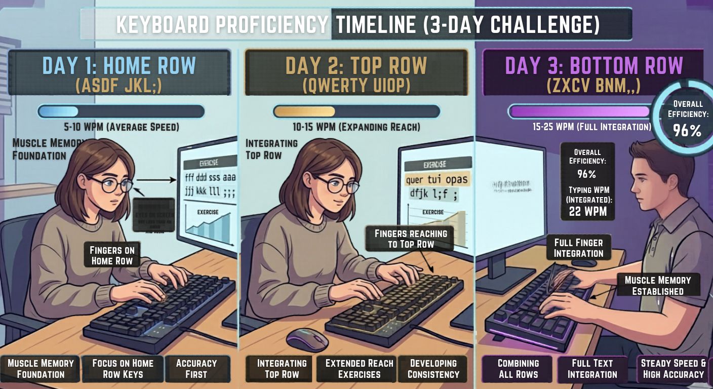 How To Learn Typing In 3 Days: An Honest Crash Course (No Fairy Tales)
