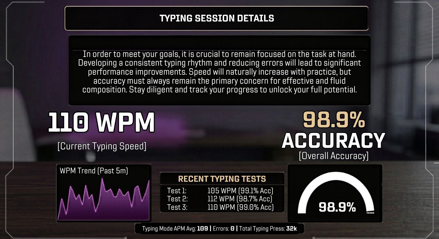 Speed, Accuracy And Practice - Typing Test Paragraph Examples