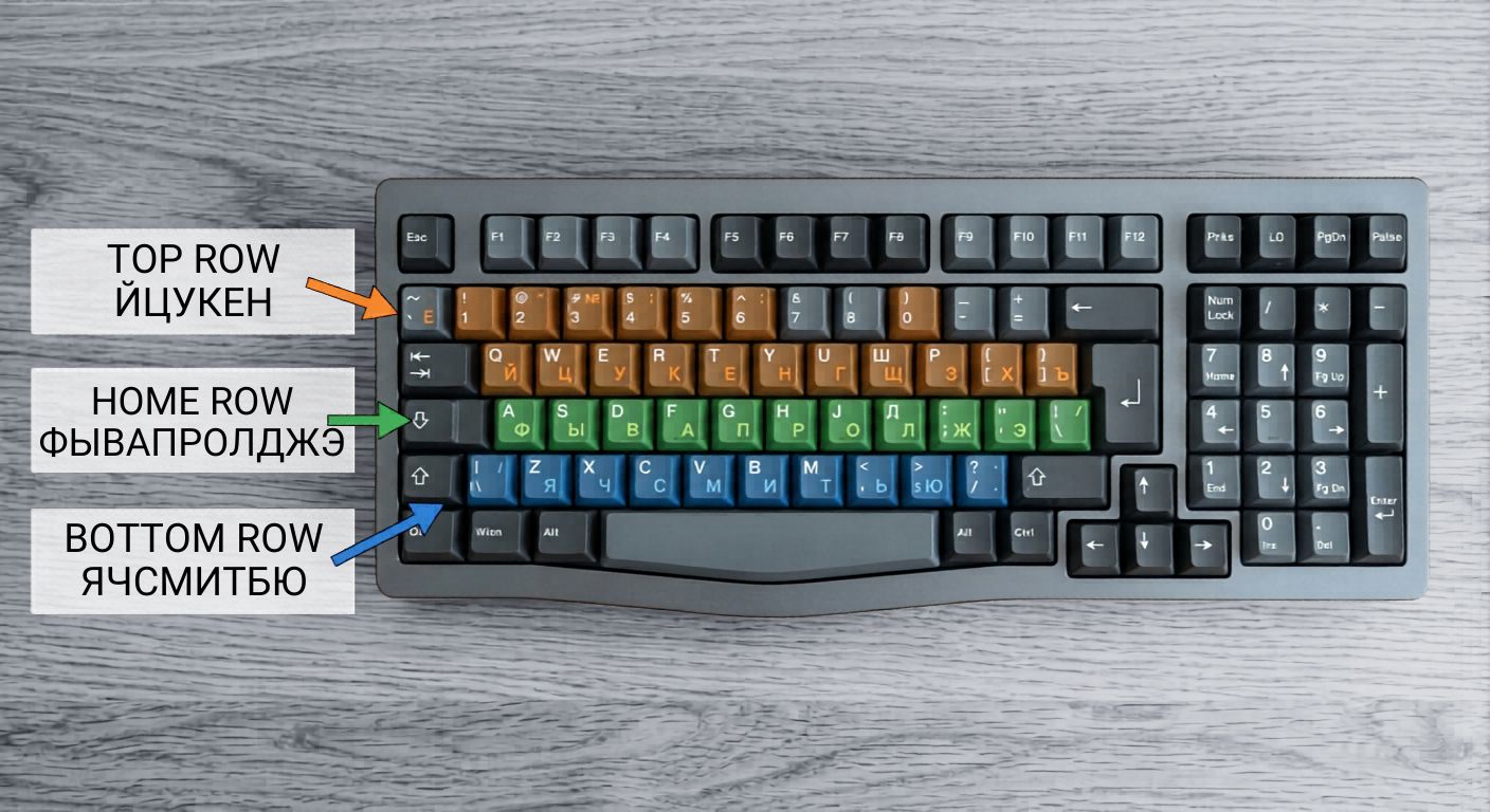Russian Keyboard Layouts: ЙЦУКЕН, ЯВЕРТЫ, and the Struggle of Typing Cyrillic