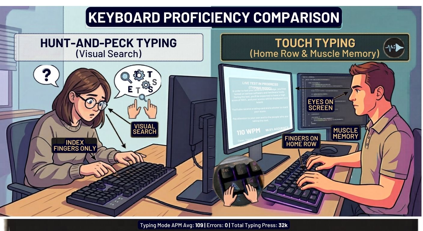 How Long Does It Take To Learn Touch Typing Or Blind Typing? (And Why Most People Give Up Too Soon)